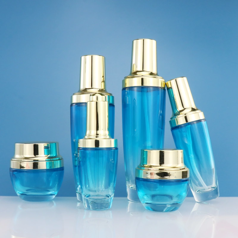 Luxury skincare packaging rose gold set skin care packaging