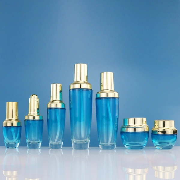 Luxury skincare packaging rose gold set skin care packaging