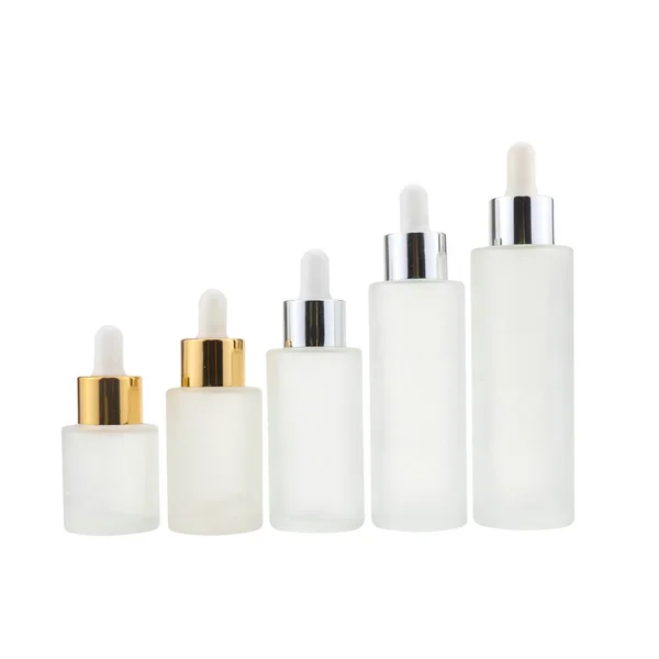  glass bottle sets glass jar for skincare face cream lotion bottle
