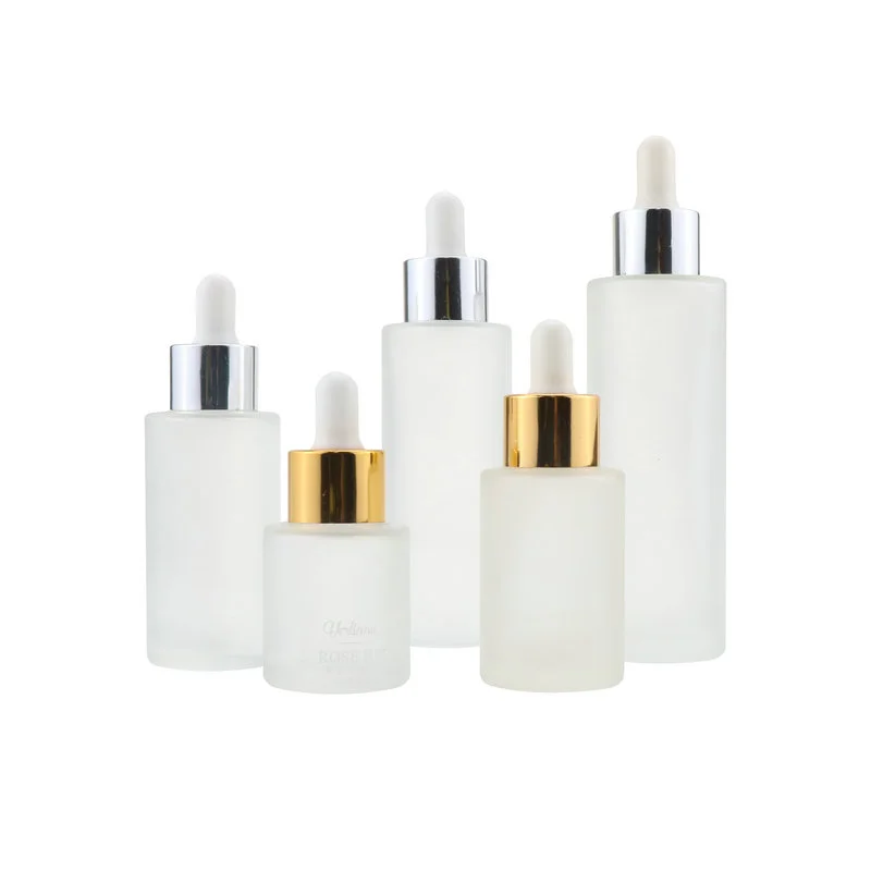  glass bottle sets glass jar for skincare face cream lotion bottle