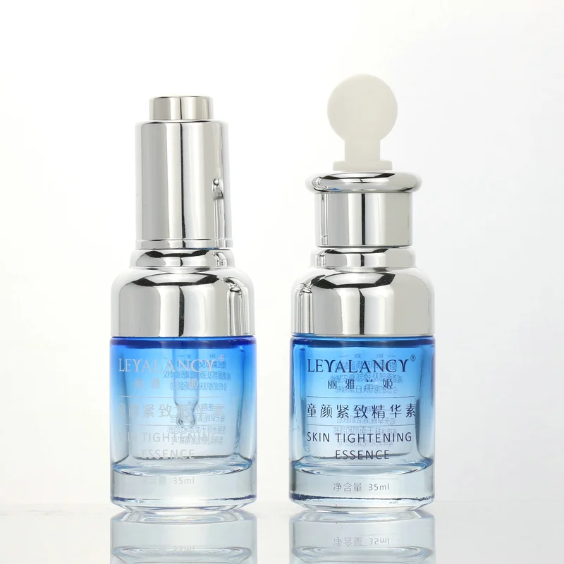 30ml/1oz glass dropper bottle with black pipette for cosmetic oil