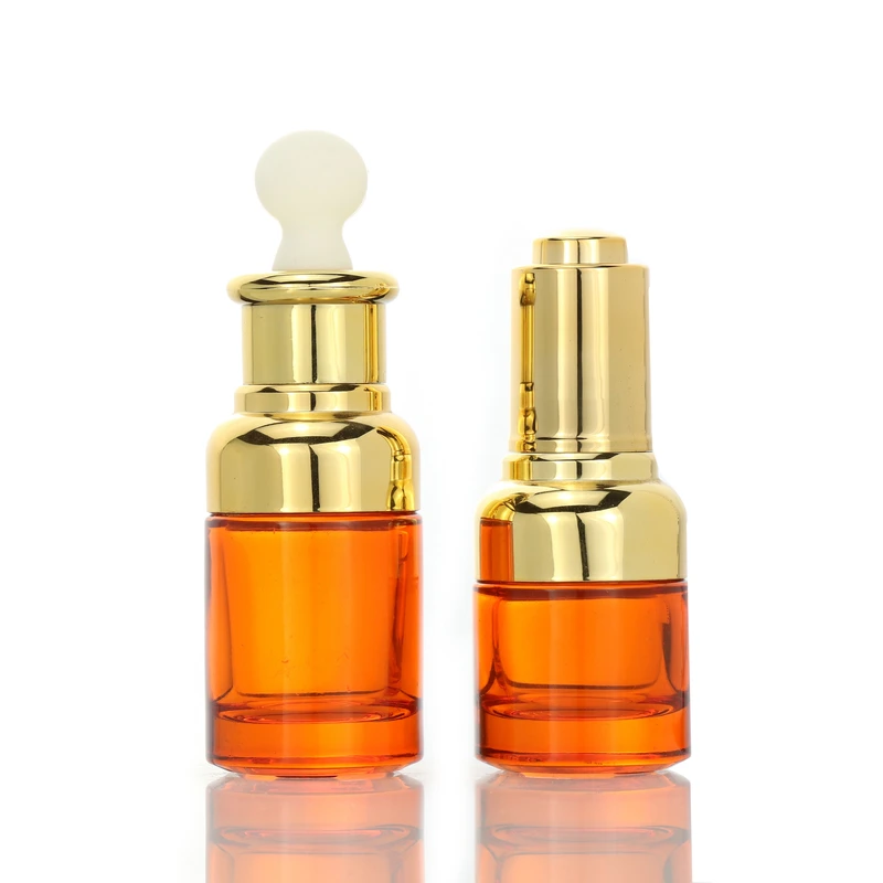 Cosmetic Serum Essential Oil Dropper Glass Bottles 30ml