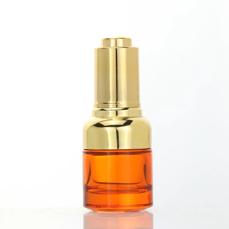 1oz Cosmetic Packaging Dropper Glass Serum Bottles for Essential Oil
