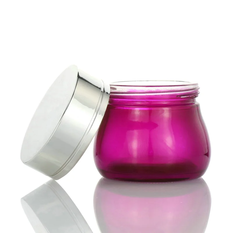 Transparent Container Empty Cosmetic Face Cream Powder Jar