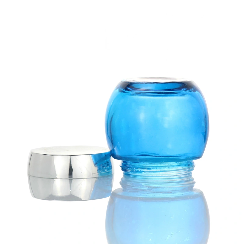 Clear Cosmetic Jars Cream Glass Cosmetic Face Cream Jar with lids 