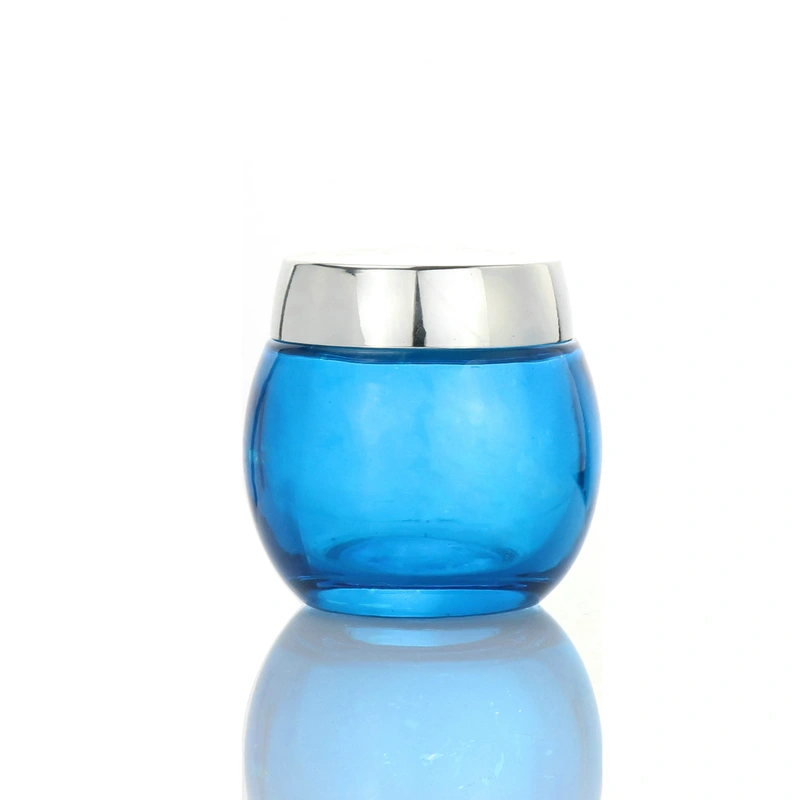 High quality and thick empty Cosmetic cream clear glass jars