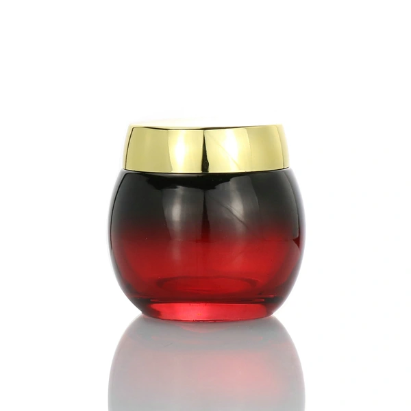 High quality and thick empty Cosmetic cream clear glass jars