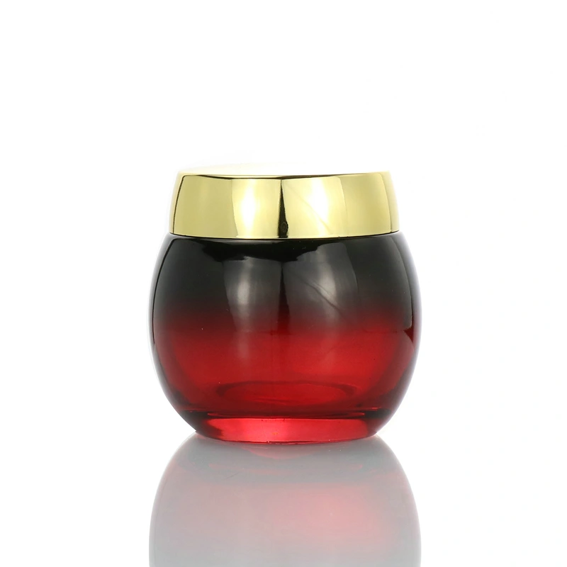 High quality and thick empty Cosmetic cream clear glass jars