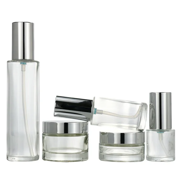 Frosted Glass Spray Bottle 100ml Skincare Cream Jar 30g