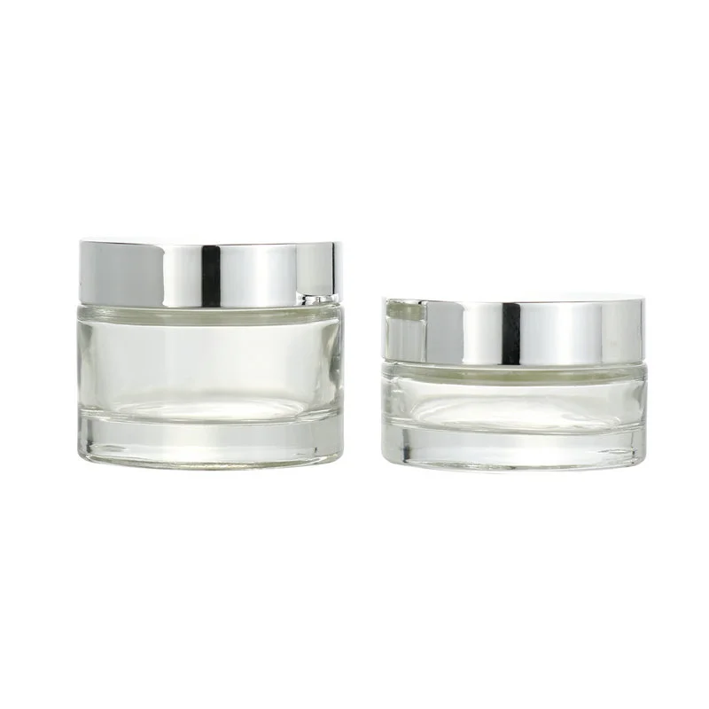 Frosted Glass Spray Bottle 100ml Skincare Cream Jar 30g