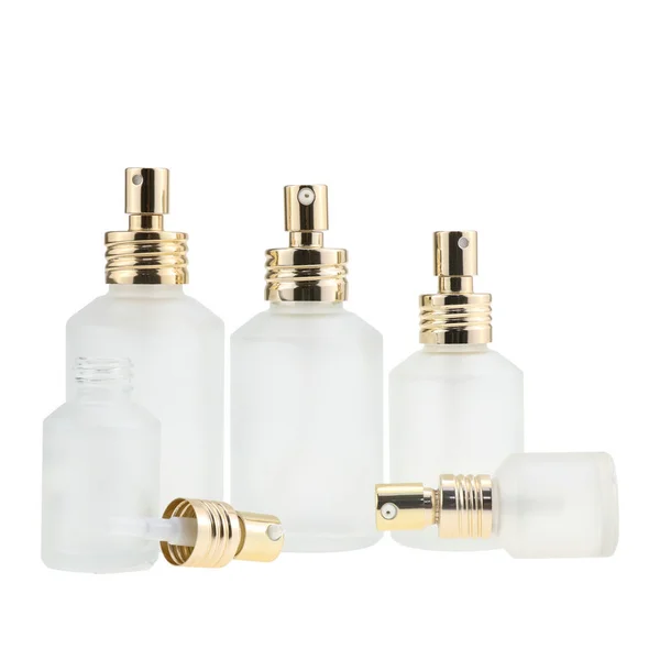 Frosted Green Empty Glass Dropper Essential Oil Bottle with caps