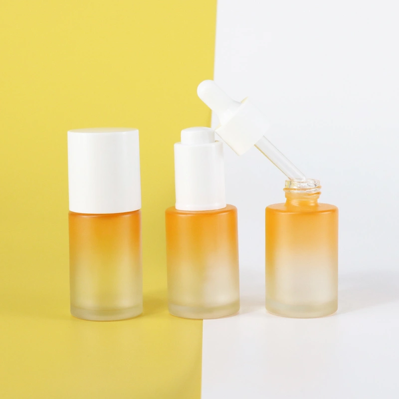 cheap glass style 30ml glass liquid lotion foundation bottle with pump