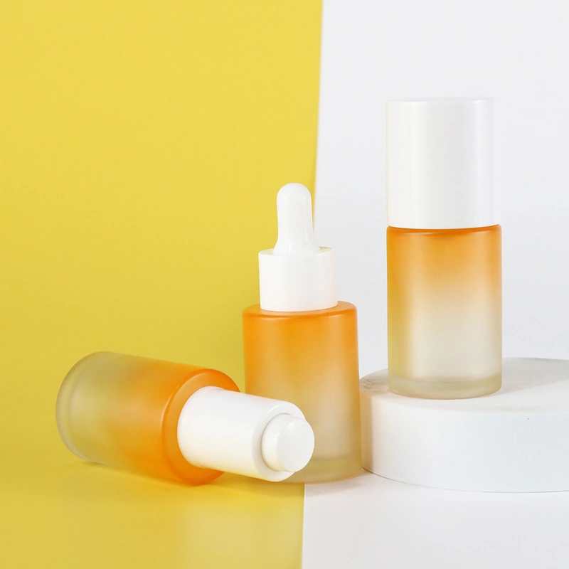 cheap glass style 30ml glass liquid lotion foundation bottle with pump