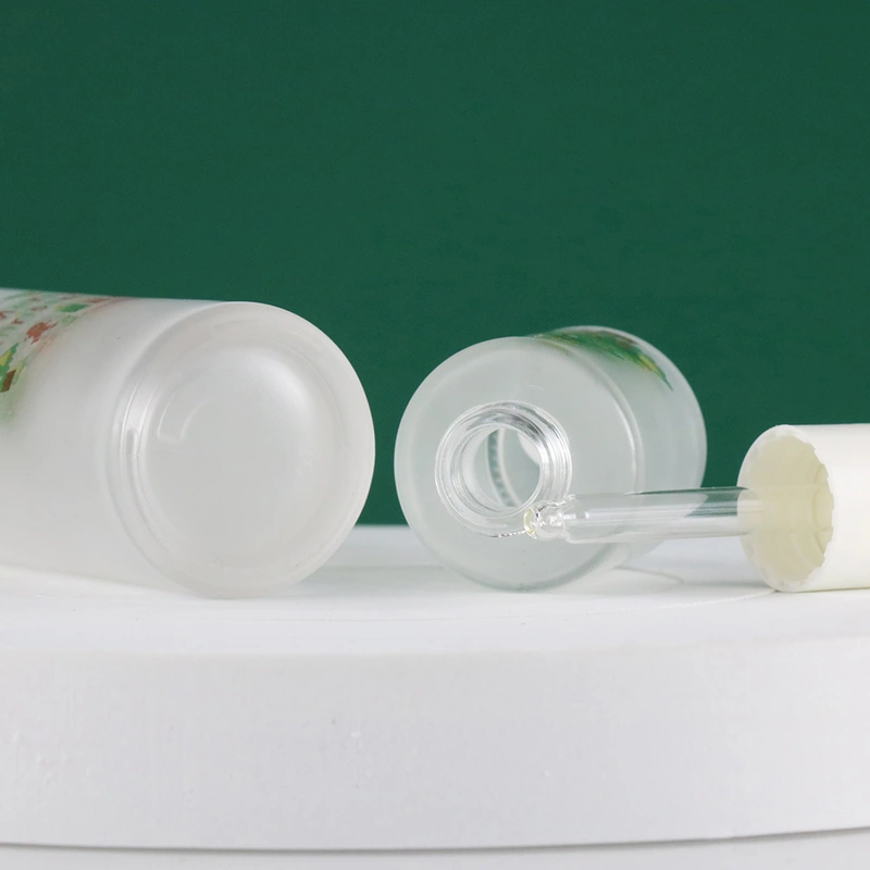 Luxury Cosmetic Packing Set Cosmetic Glass skincare Lotion Bottle