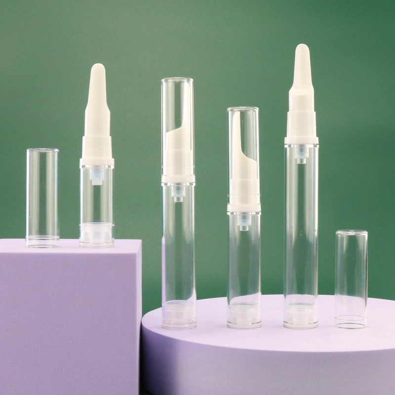 Cosmetic Airless Pump 30ml 50ml 80ml 100ml PET Lotion Pump Bottle