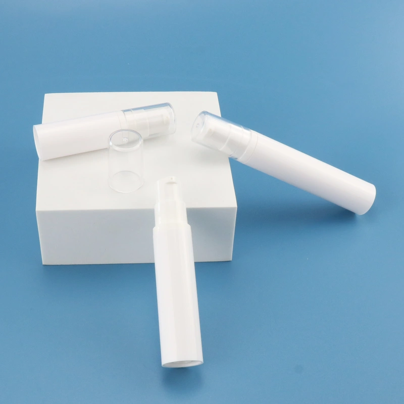 empty acrylic liquid airless pump 30ml double wall foundation bottle