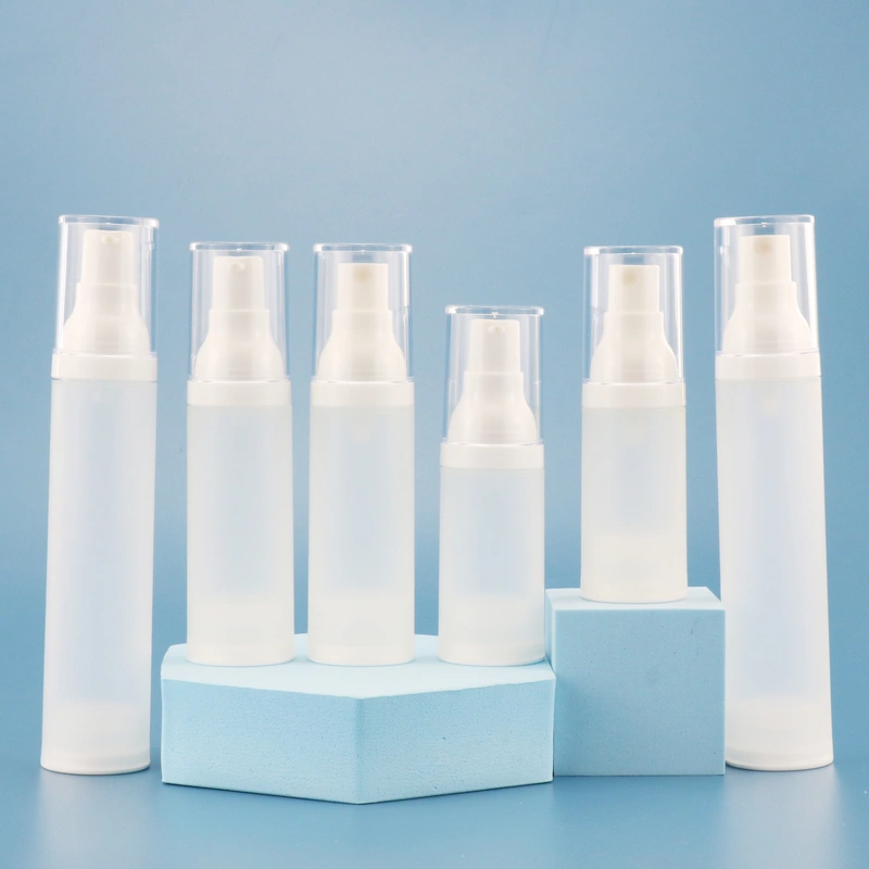 square cosmetic lotion pump bottle 1oz 50ml 30ml airless pump bottle