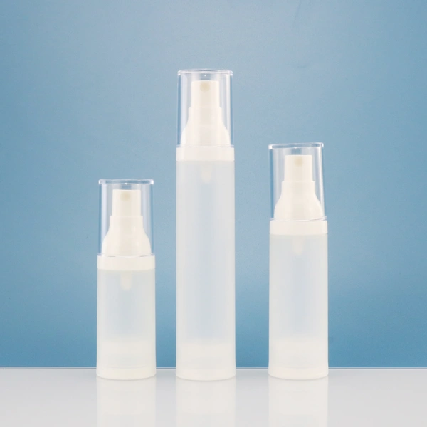 square cosmetic lotion pump bottle 1oz 50ml 30ml airless pump bottle