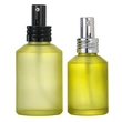 transparent oblique shoulder lotion pump perfume glass spray bottle