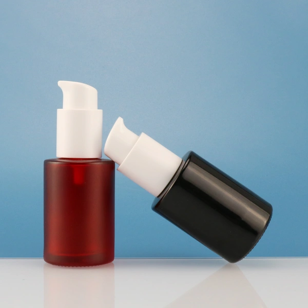 glass bottle supplier 20ml 30ml 50ml 100ml empty lotion pump bottles
