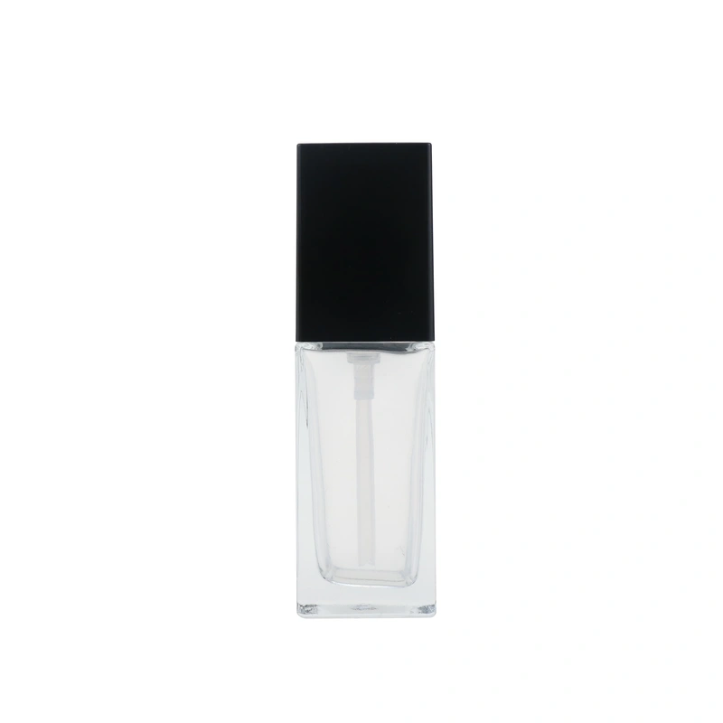 empty serum lotion foundation glass bottle 