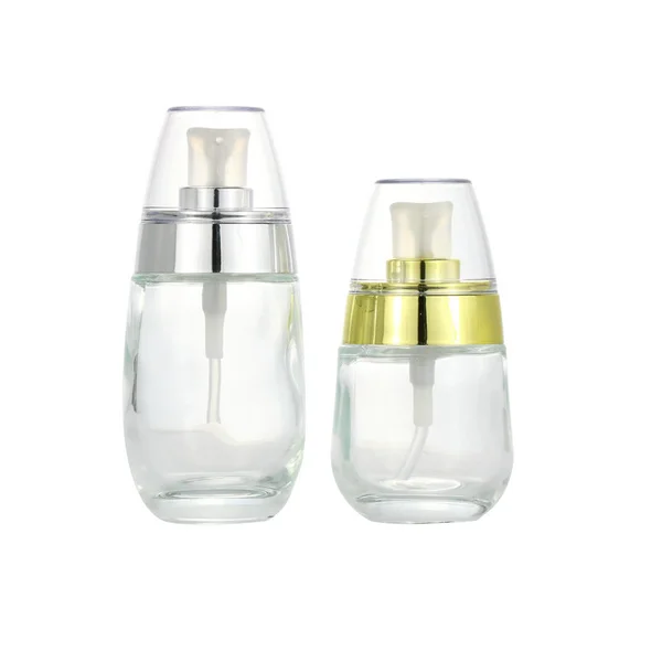 luxury skincare packaging set empty lotion pump glass bottle 