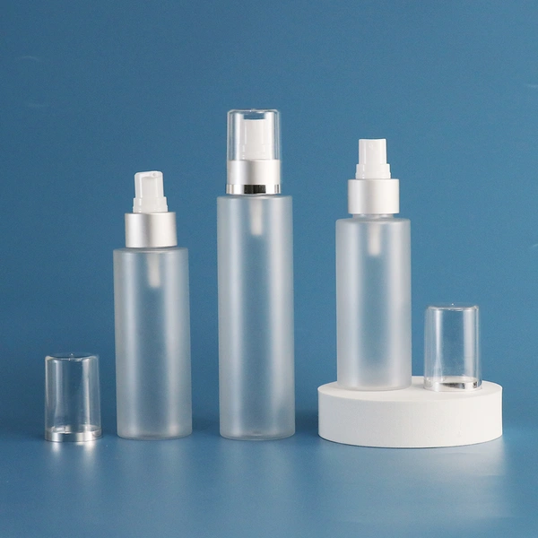 Screen Printing Matte Black PET Plastic Spray Bottle in Stock