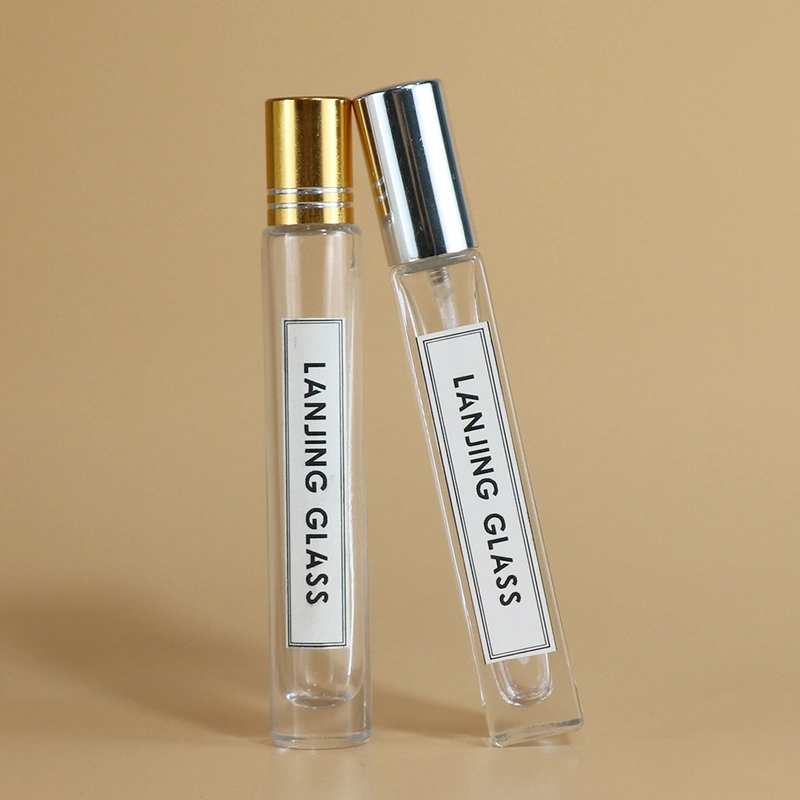 empty perfume spray glass bottle