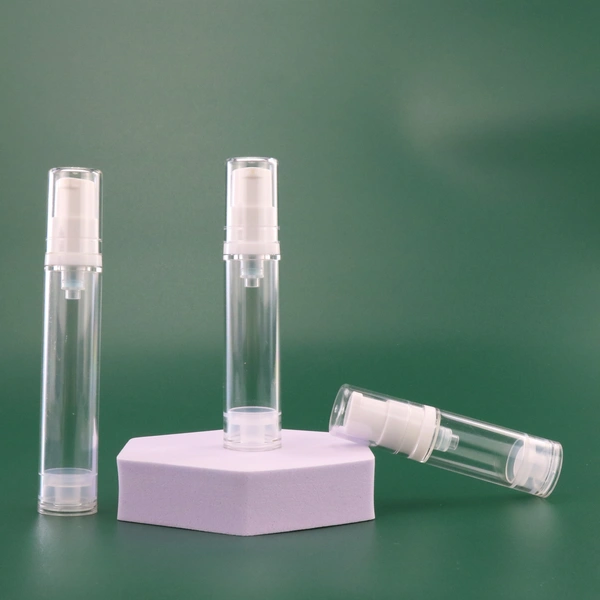 15ml 30ml 50ml silver luxury aluminum cap plastic spray bottle