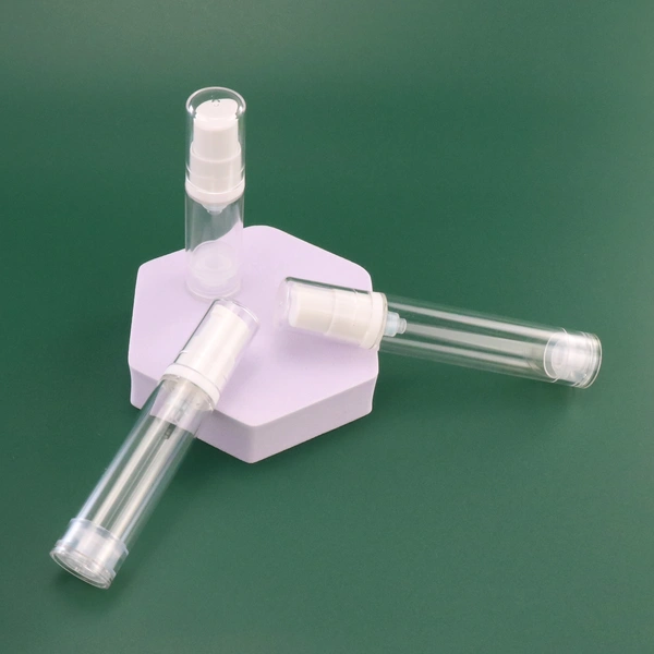 15ml 30ml 50ml silver luxury aluminum cap plastic spray bottle