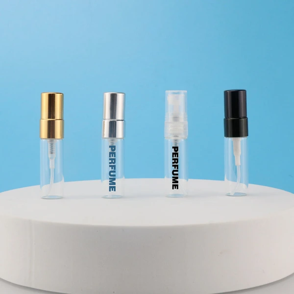 Frosted Perfume Fine Mist Glass Spray Bottle With Gold Sprayer