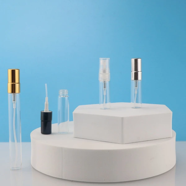 Frosted Perfume Fine Mist Glass Spray Bottle With Gold Sprayer