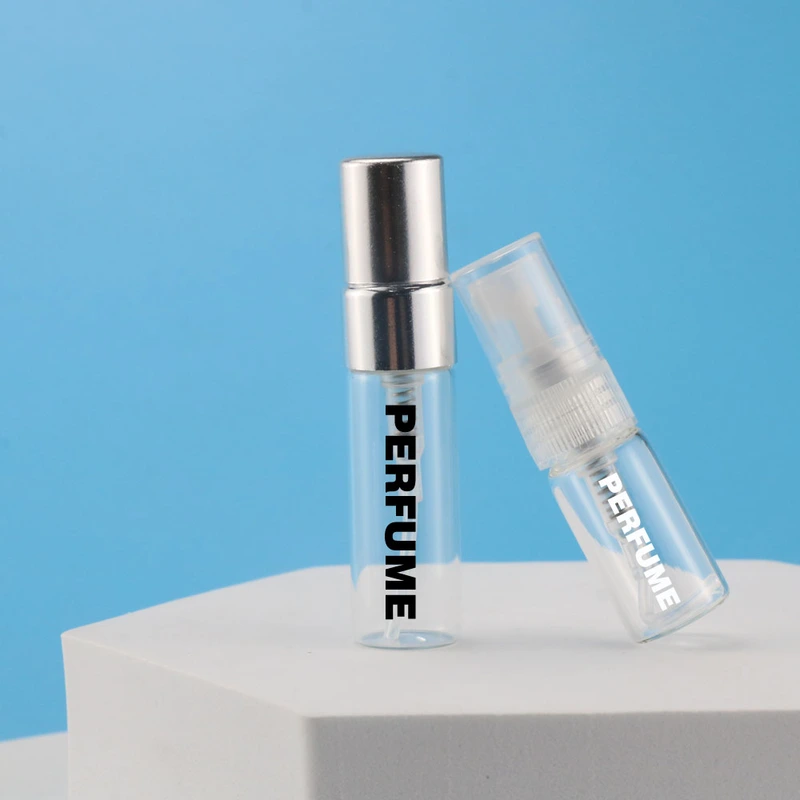 Frosted Perfume Fine Mist Glass Spray Bottle With Gold Sprayer