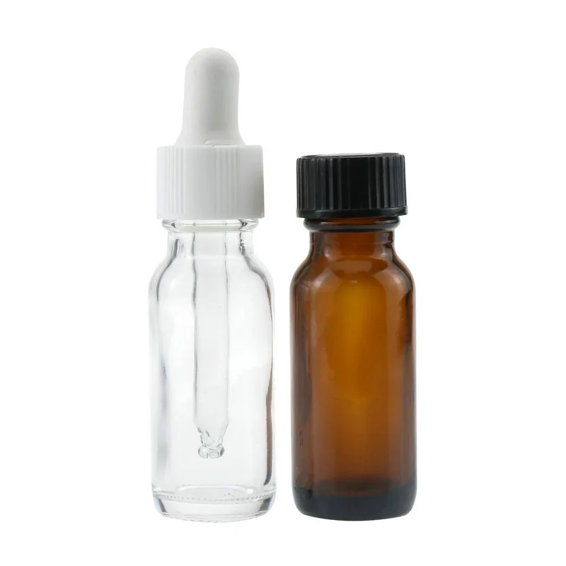 Square Clear Refillable Perfume Bottles Quality Sample Glass bottle