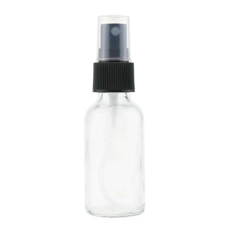 100ml Matte Black Cosmetic Glass Spray Bottle with Pump Sprayer