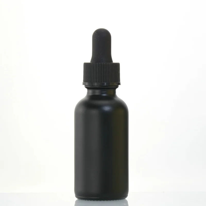 Wholesale Amber Essential Oil Dropper Bottle Boston Round Glass Bottle 