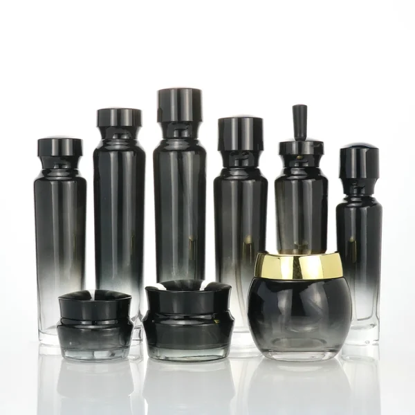 glass jar and bottle for cosmetic packaging 15ml 30ml 50ml 100ml 120ml