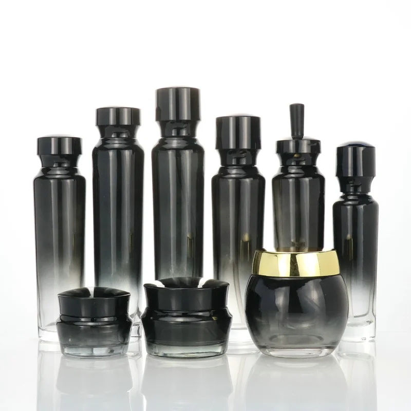 glass jar and bottle for cosmetic packaging 15ml 30ml 50ml 100ml 120ml