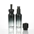 Unique desgin custom green oil pump bottle for cosmetic packaging