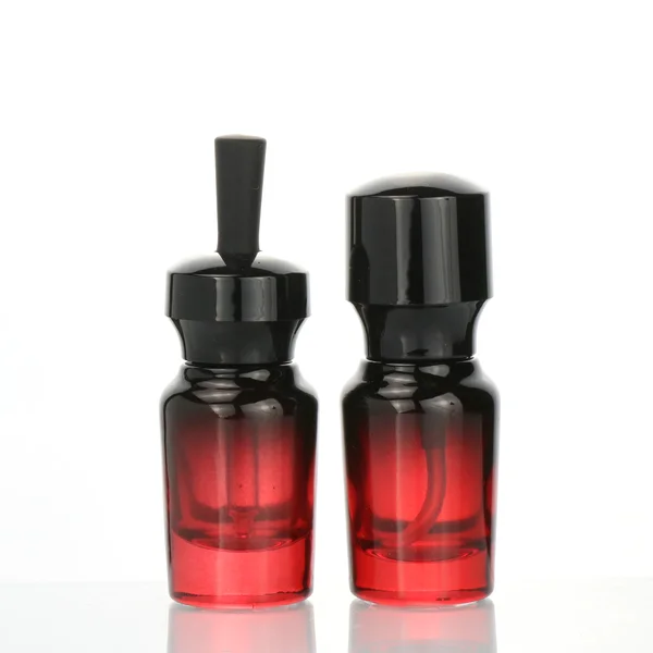mini size15ml glass pump bottle for cosmetic packaging set