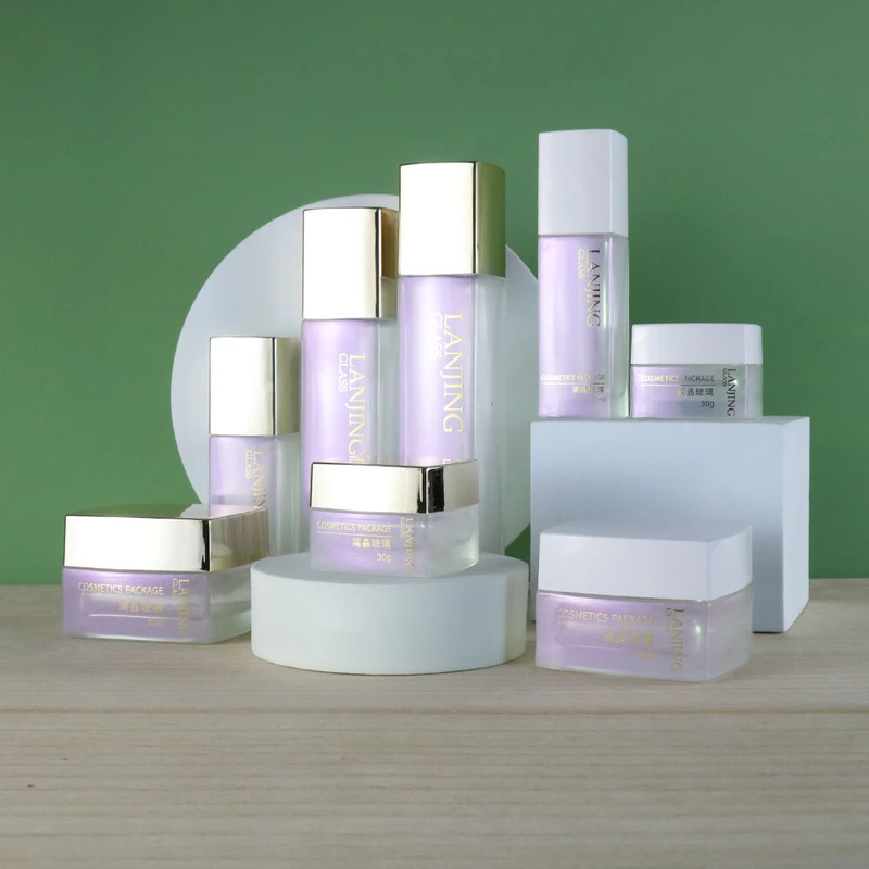 glass container 100 ml cosmetic glass jar for cream