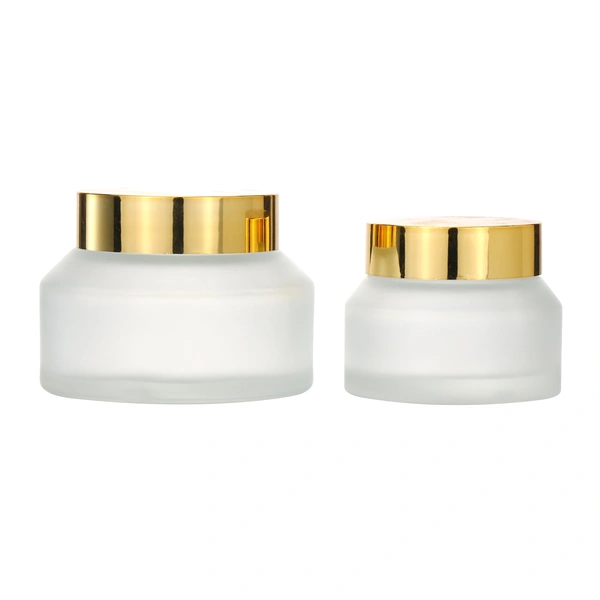 50 ml 100g amber face cream cosmetic glass jar for skin care packaging