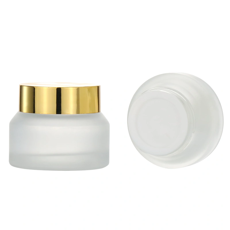 50 ml 100g amber face cream cosmetic glass jar for skin care packaging