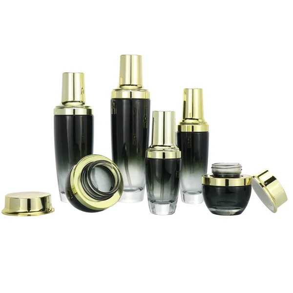  Custom Glass Eye Face Body Empty Cream Cosmetic Amber Jar 