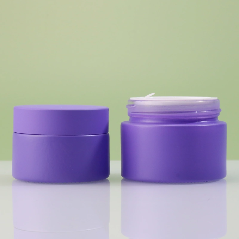 Wholesale empty facial cream jars 5ml glass jars scrub container