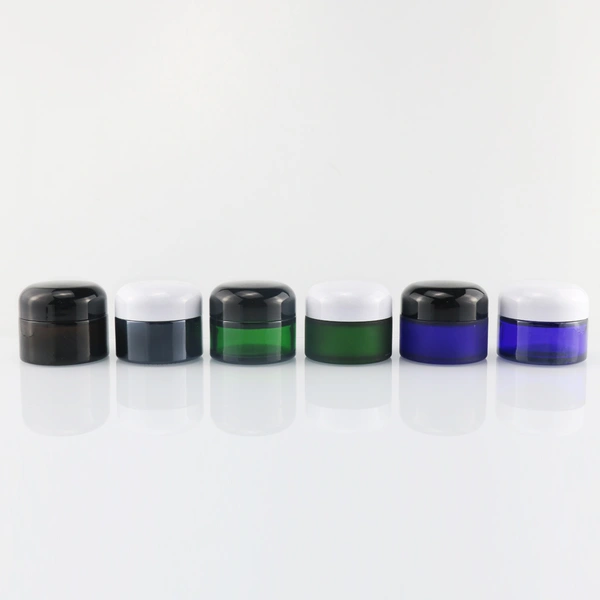 30g 50g makeup packaging containers round glass cream glass bottle