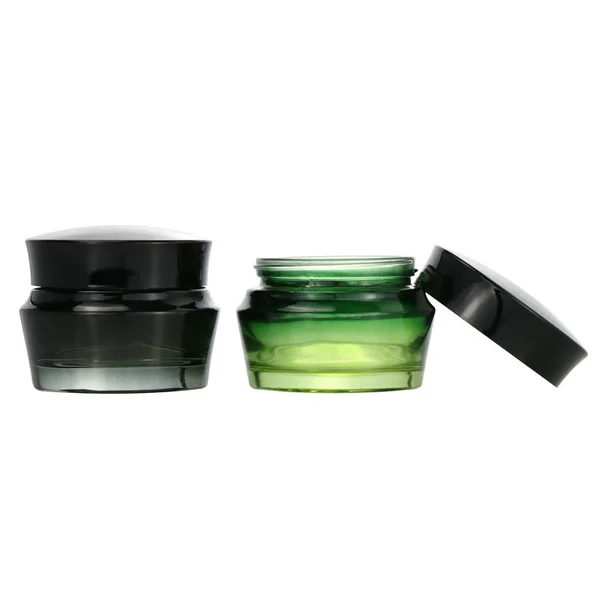 face cream container 20ml 30ml 50ml 100ml glass jar with bamboo lid