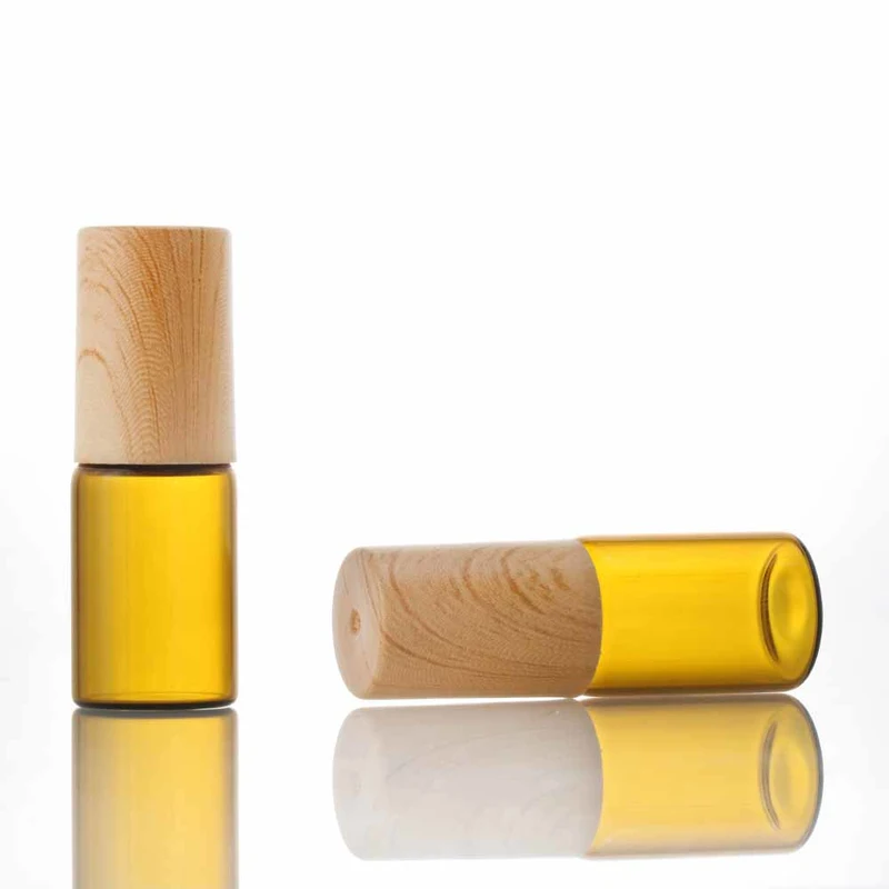 amber perfume glass roller bottles roll on bottle for essential oil