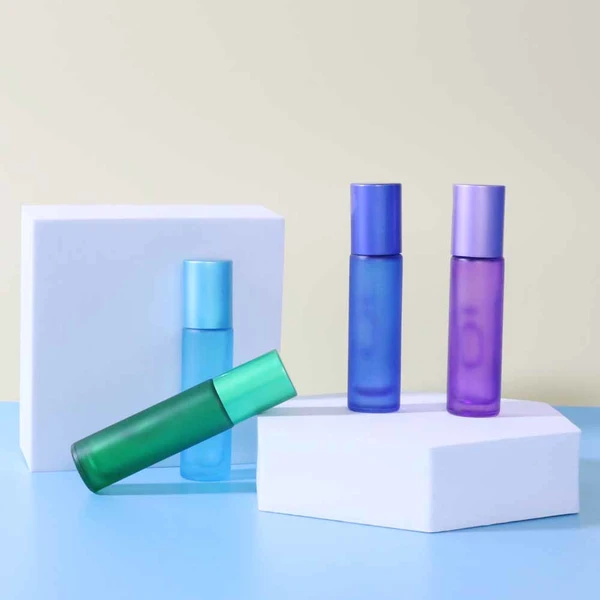 Super promotion glass essential oil roller 10ml clear roll on bottles 