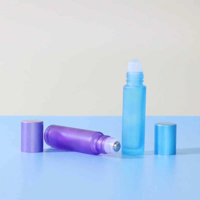 Super promotion glass essential oil roller 10ml clear roll on bottles 